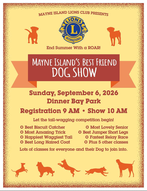 Mayne Island's Best Friend Dog Show